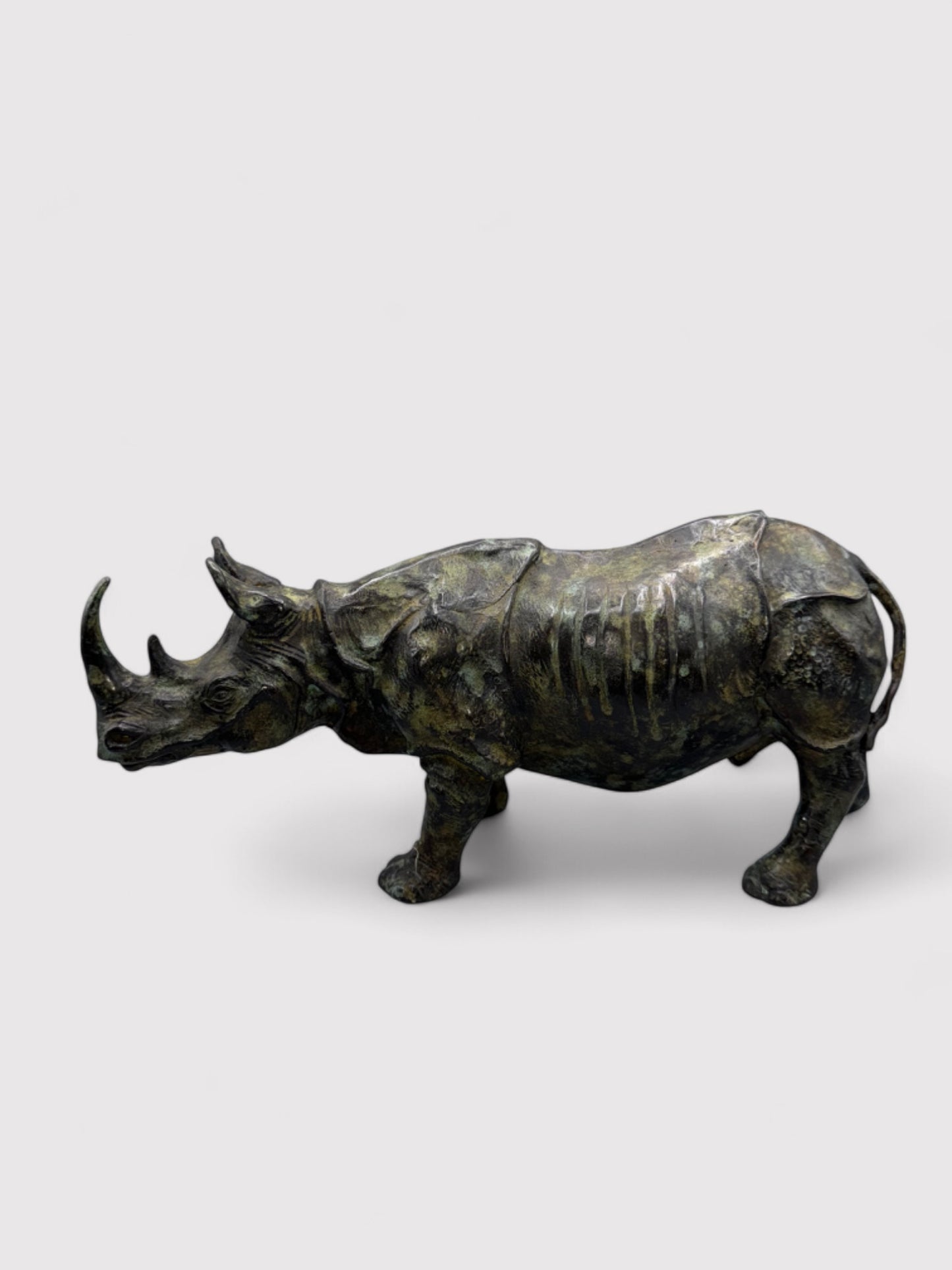 Bronze Nashorn, L 33cm