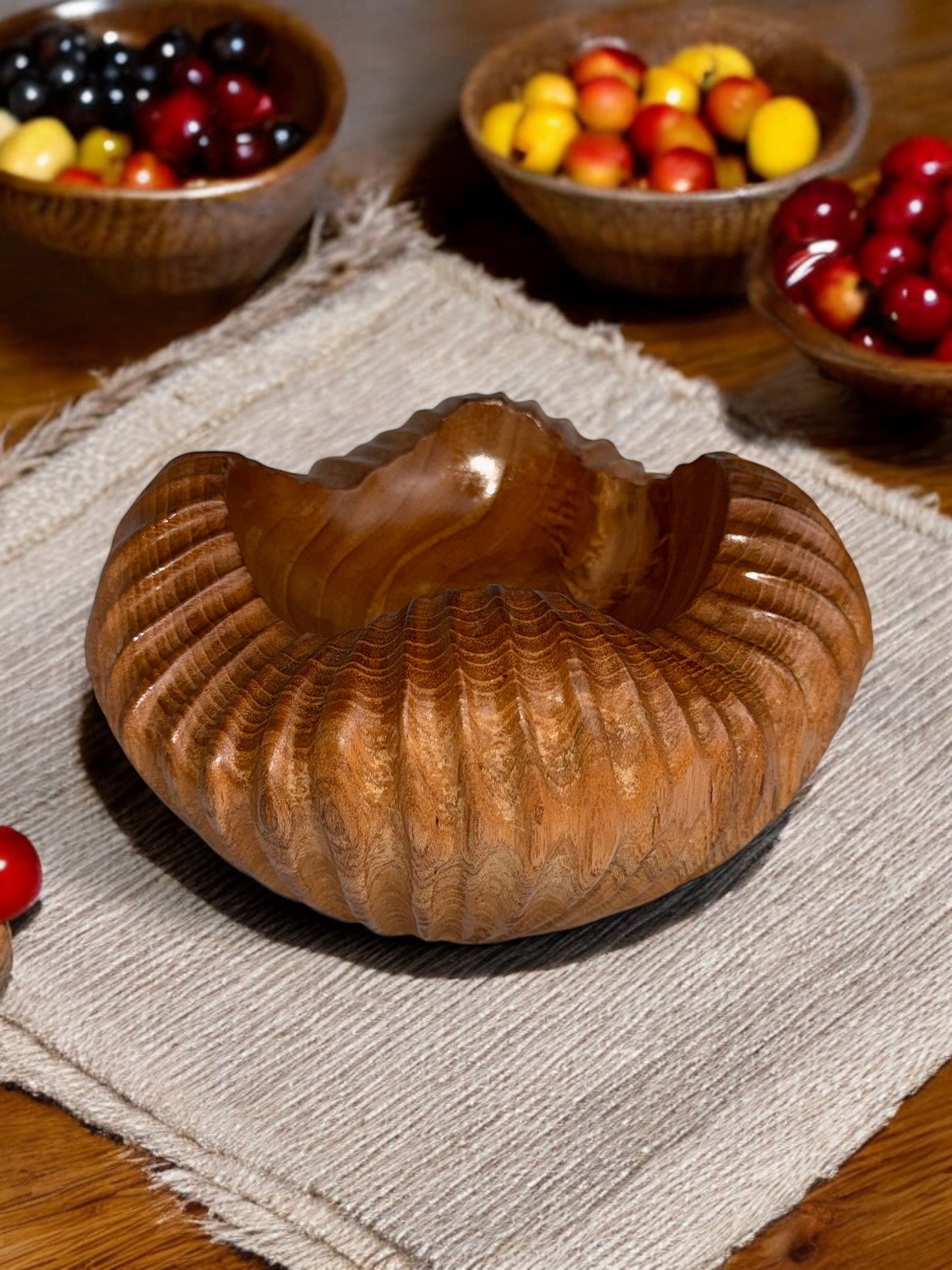 Teakholz Schüssel, ⌀ 20cm