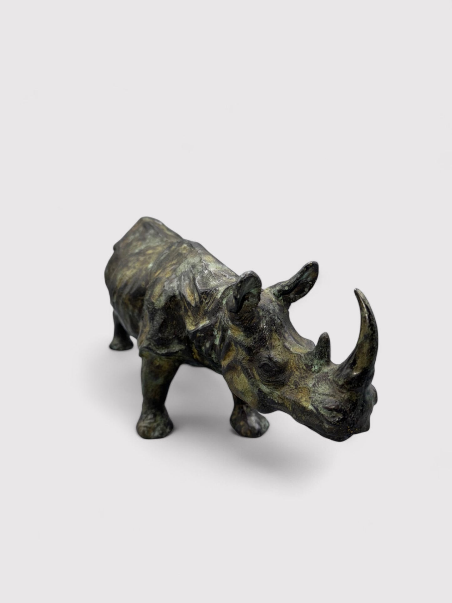Bronze Nashorn, L 33cm