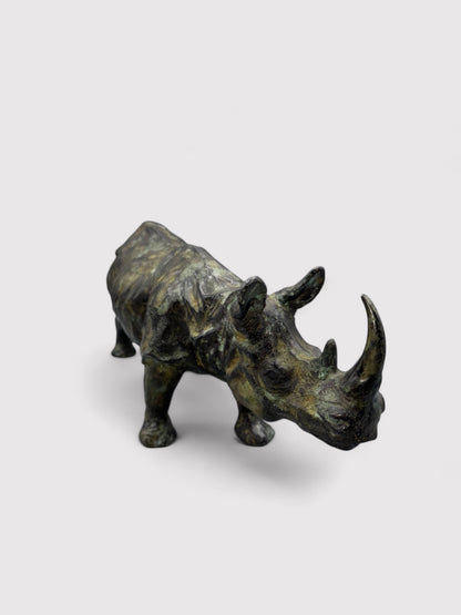 Bronze Nashorn, L 33cm