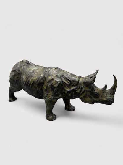 Bronze Nashorn, L 33cm