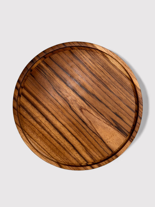 Teakholz Schneidebrett, ⌀ 30cm