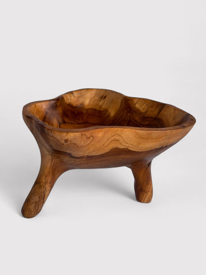 Teakholz Deko-Schale, B 28cm