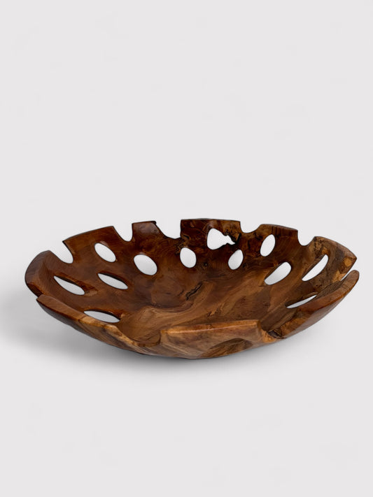 teak bowl, ⌀ 40cm