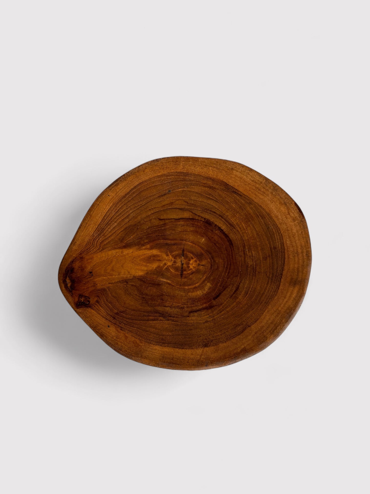 Teak wood plate 
