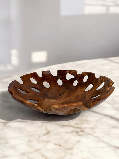 teak bowl, ⌀ 40cm