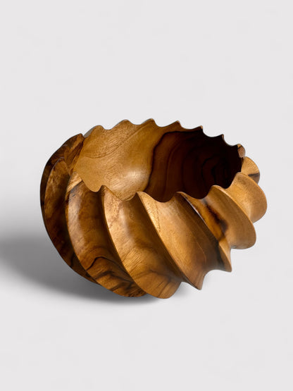 Teakholz Schüssel, ⌀ 17cm