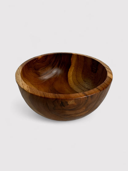 Teakholz Schüssel, ⌀15cm
