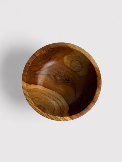 Teakholz Schüssel, ⌀15cm