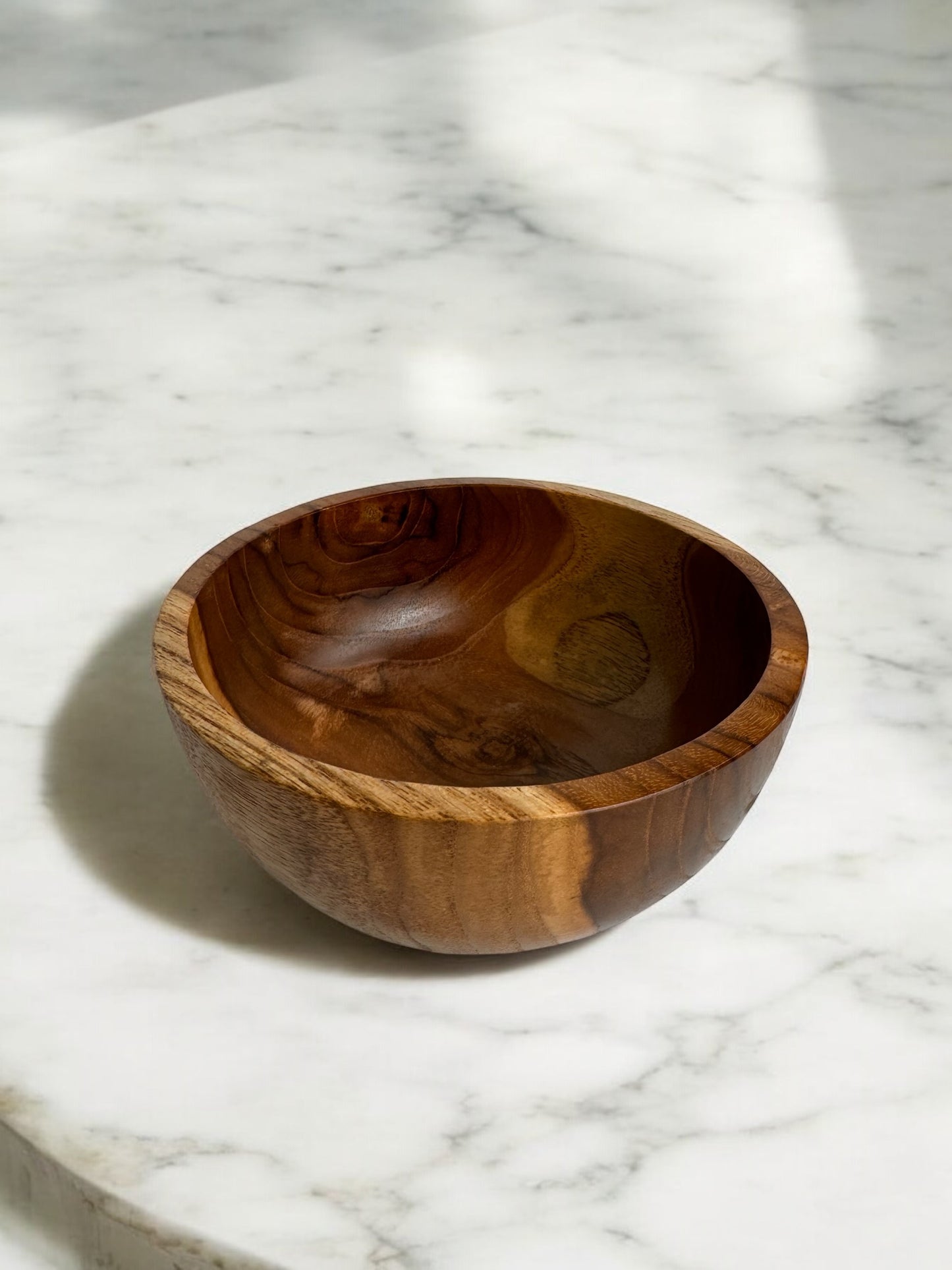 Teakholz Schüssel, ⌀15cm