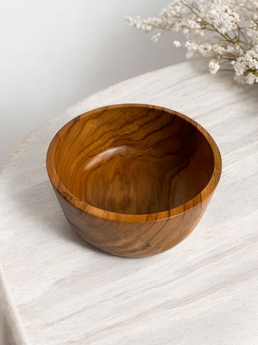 Teakholz Schüssel, ⌀18cm