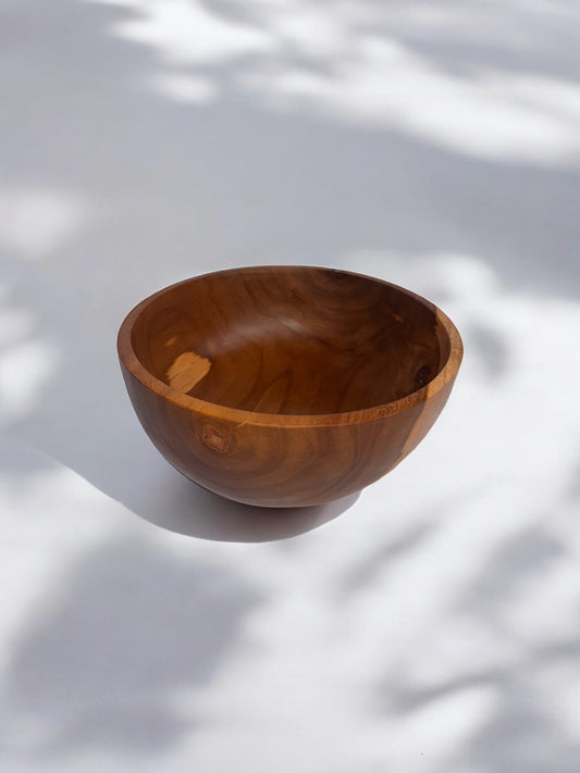 Teakholz Schüssel, ⌀20cm