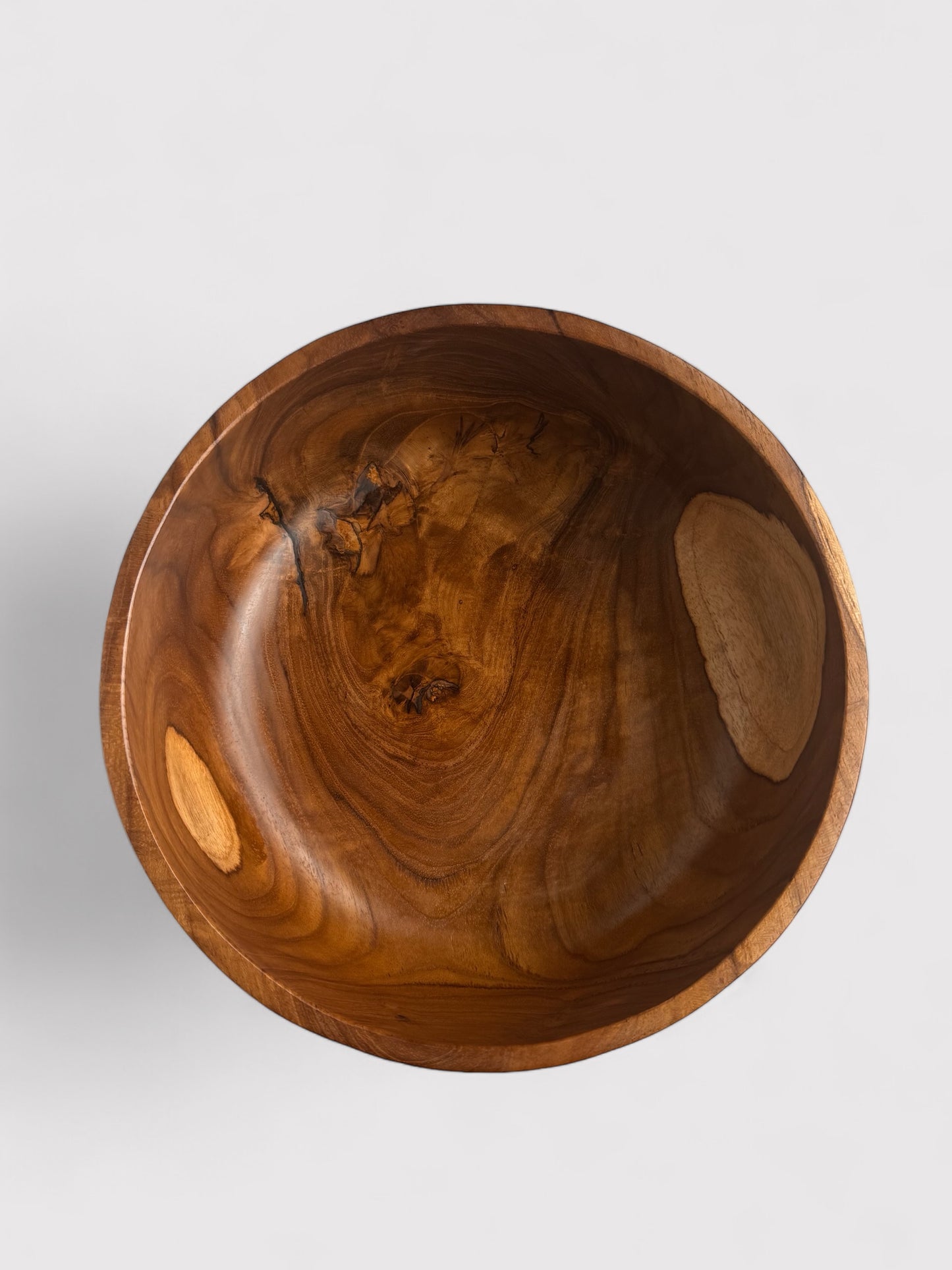 Teakholz Schüssel, ⌀25cm