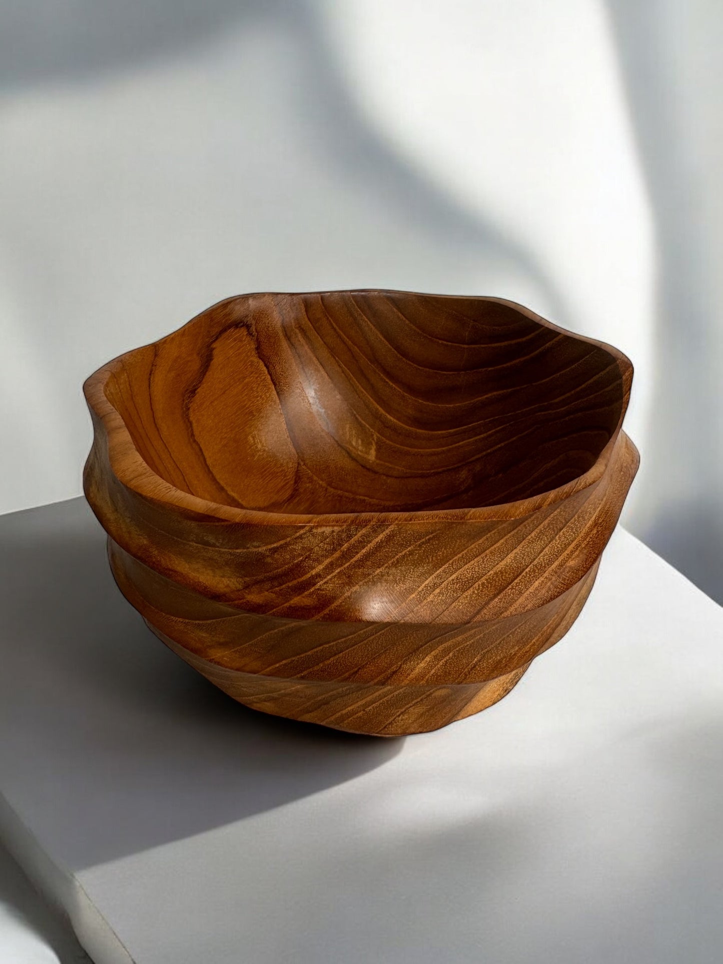 Teakholz Schüssel, ⌀19cm