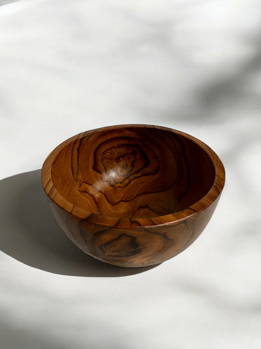 Teak bowl 