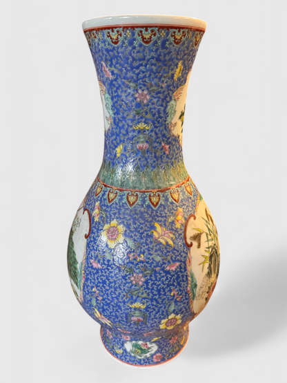 Porcelain vase, H 58cm