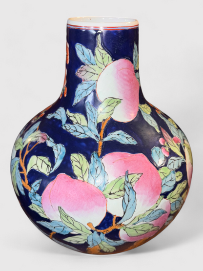 Hand-painted porcelain vase, H 35cm